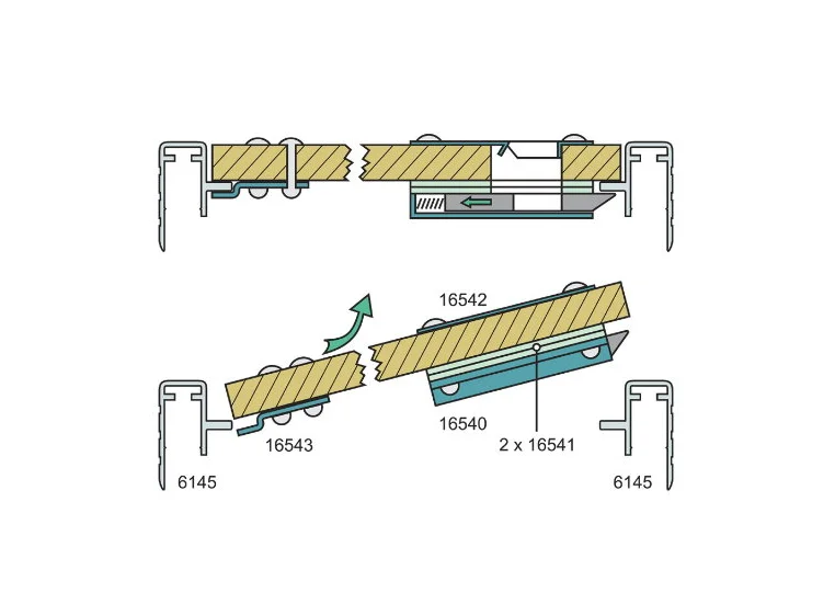 Adam Hall Hardware Sliding Latch System - Sliding Latch 